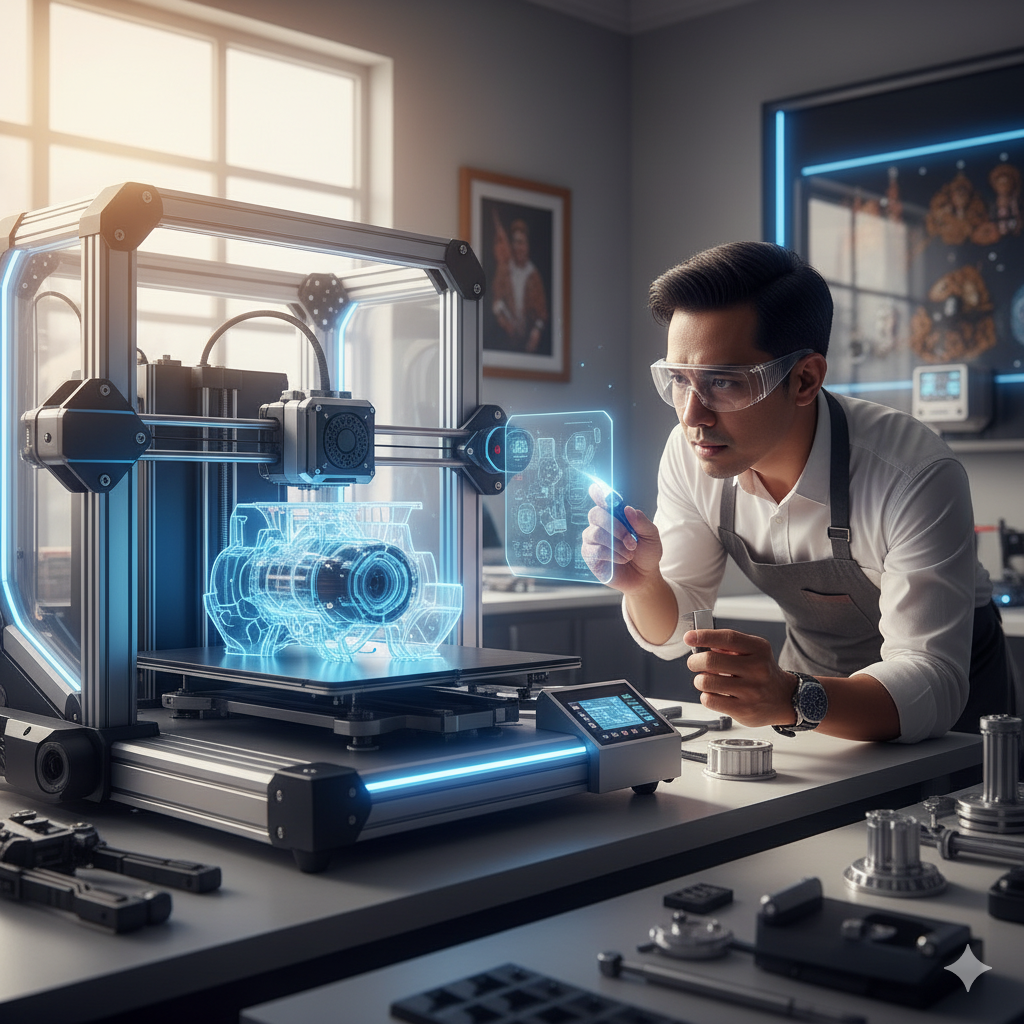 Dampak Printer 3D pada Manufaktur dan Prototyping di Indonesia