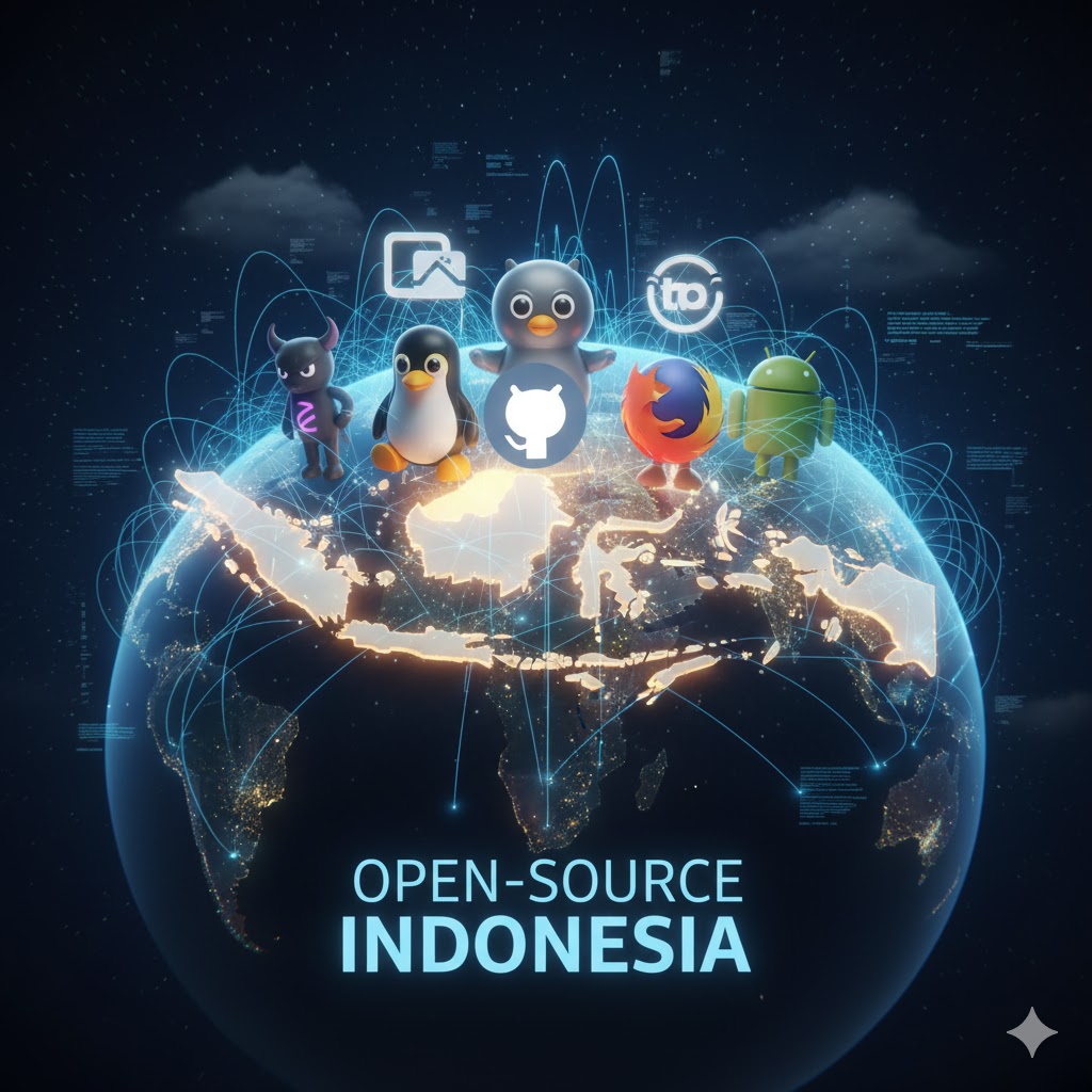 Peta Jalan Open-Source Indonesia: Dari Konsumen Pasif Menjadi Kontributor Global