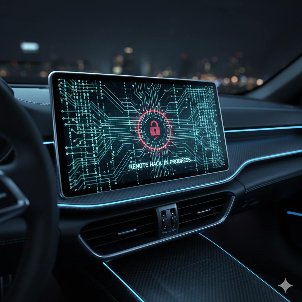 Keamanan Siber di Mobil Pintar Asia: Ancaman Peretasan Jauh.